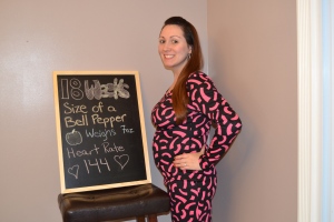 18 Weeks, 4 Days Size of a Bell Pepper 8.11.14