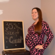35 Weeks, 4 days 12.8.14 Size of a coconut